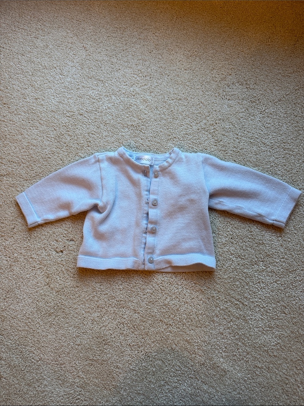 NWOT Dondolo Pale Blue Knit Cardigan
